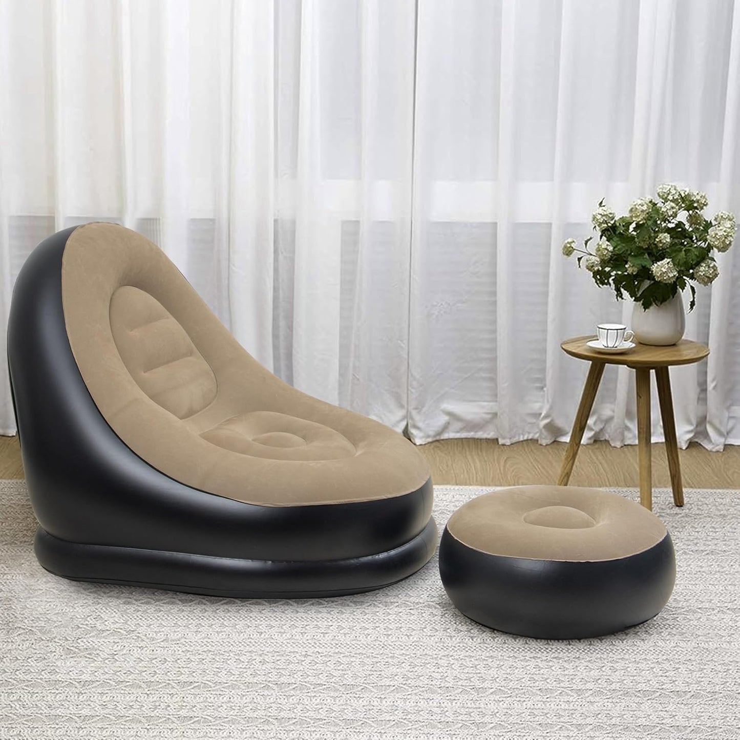 Premium Inflatable Chair With Footrest