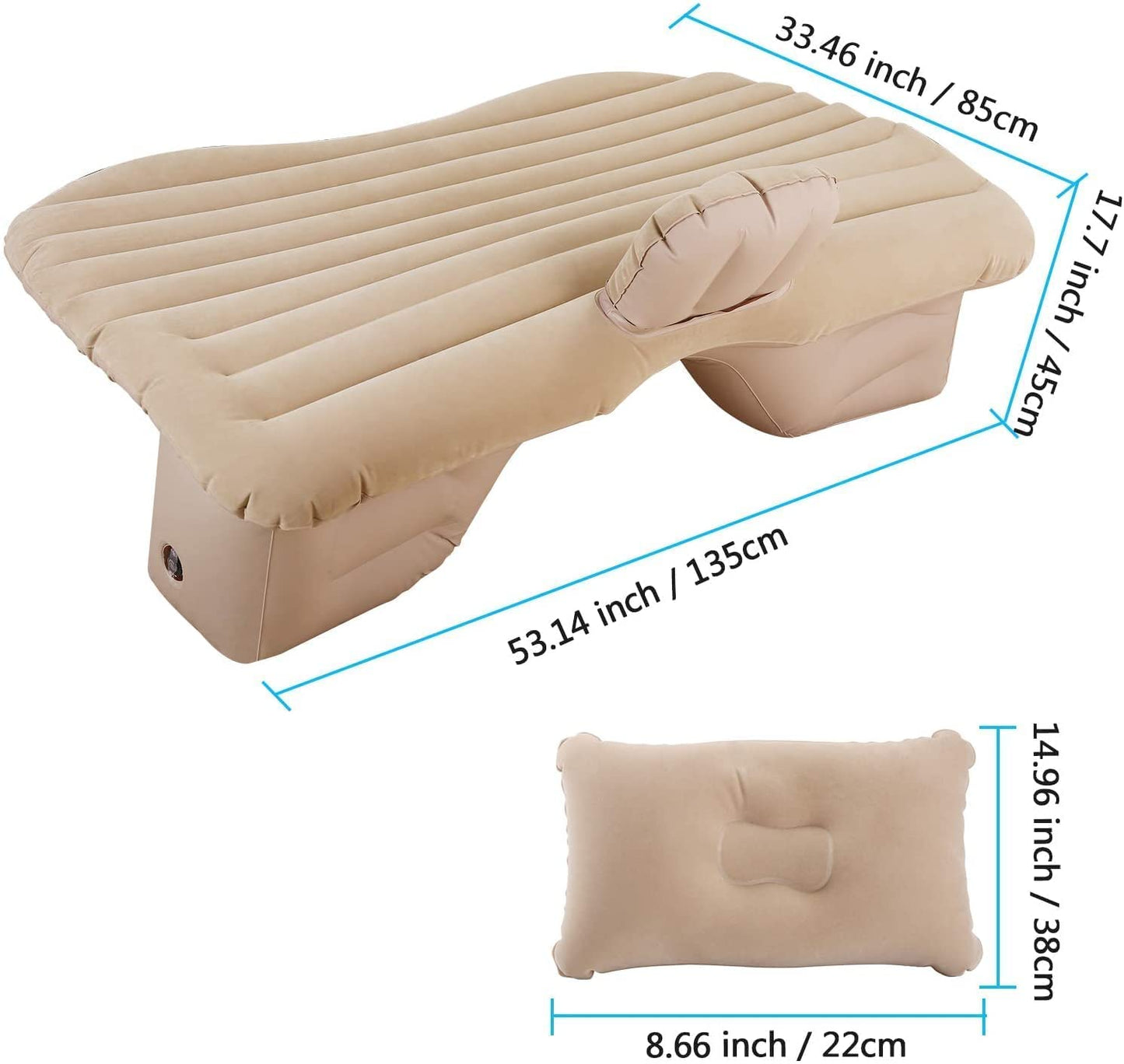 Inflatable Car Bed (Backseat Mattress)