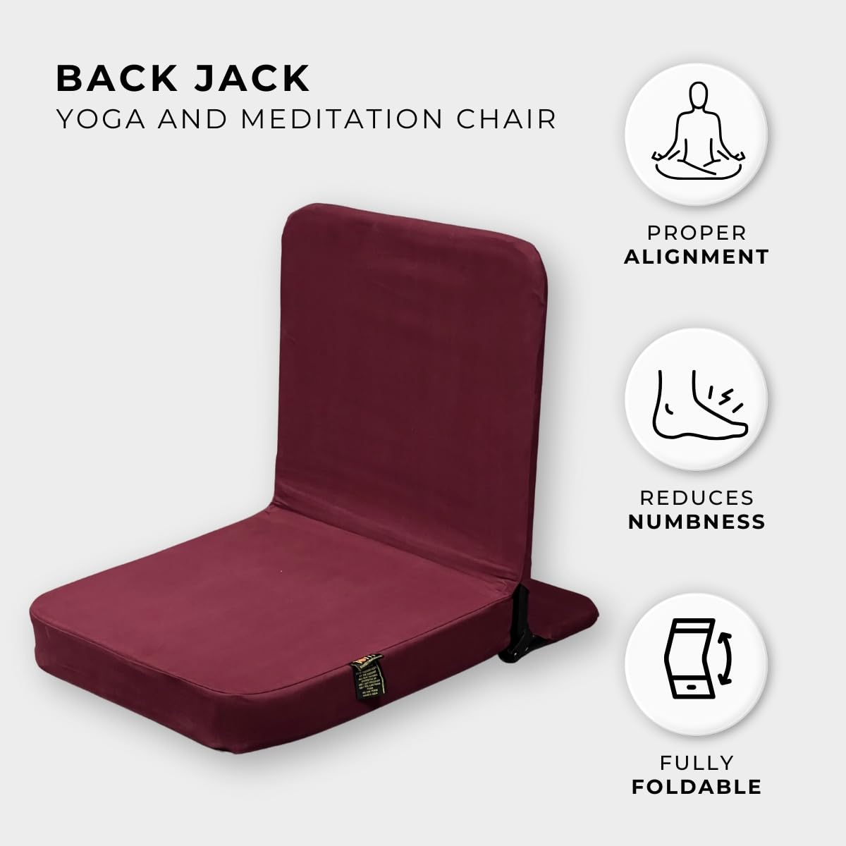 Foldable Floor Meditation Chair (Tatami Seat)